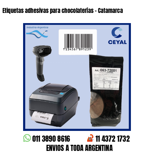 Etiquetas adhesivas para chocolaterías – Catamarca
