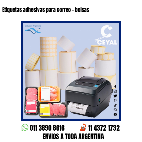 Etiquetas adhesivas para correo – bolsas