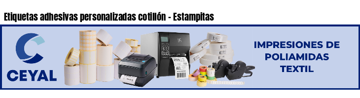 Etiquetas adhesivas personalizadas cotillón - Estampitas