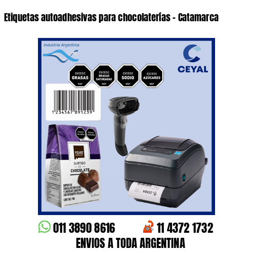 Etiquetas autoadhesivas para chocolaterías – Catamarca