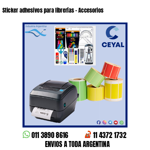 Sticker adhesivos para librerías – Accesorios