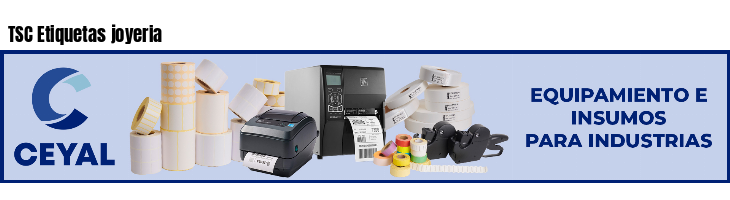 TSC Etiquetas joyeria