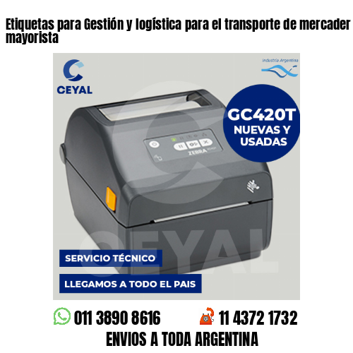 Etiquetas para Gestión y logística para el transporte de mercader . venta mayorista