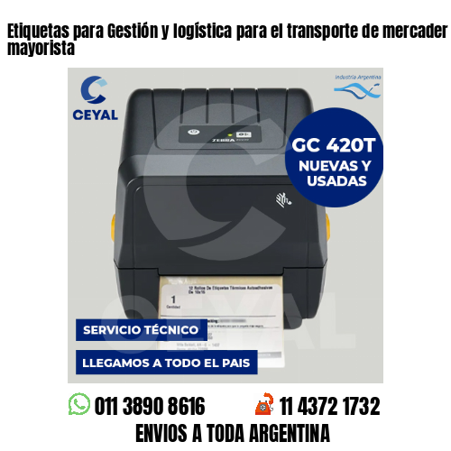 Etiquetas para Gestión y logística para el transporte de mercader . venta mayorista