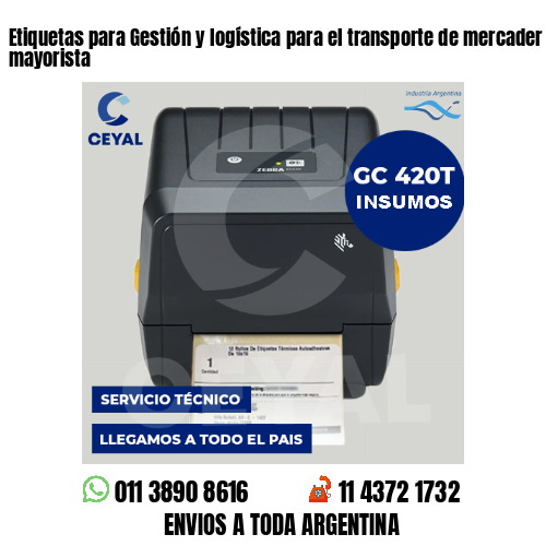 Etiquetas para Gestión y logística para el transporte de mercader . venta mayorista