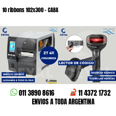 10 ribbons 102x300 - CABA