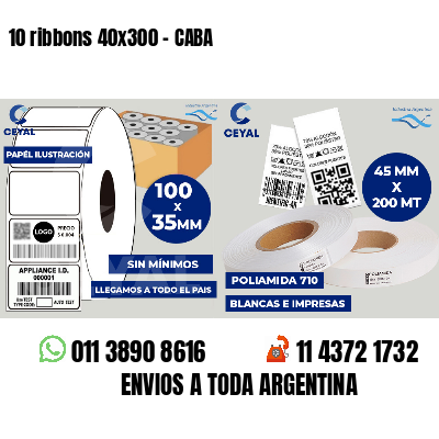 10 ribbons 40x300 - CABA