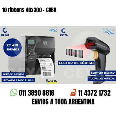 10 ribbons 40x300 - CABA