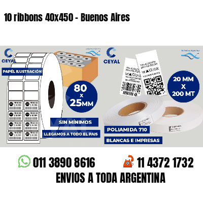 10 ribbons 40x450 - Buenos Aires