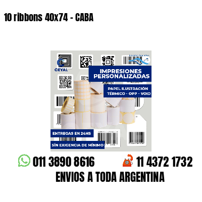 10 ribbons 40x74 - CABA