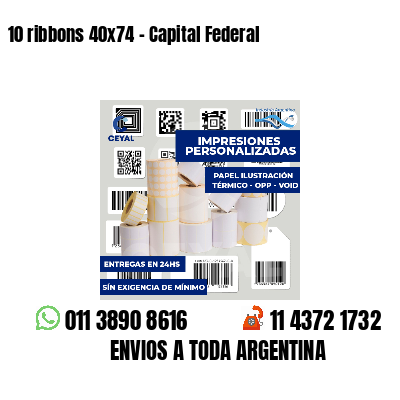 10 ribbons 40x74 - Capital Federal