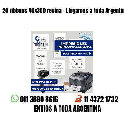 20 ribbons 40x300 resina - Llegamos a toda Argentina
