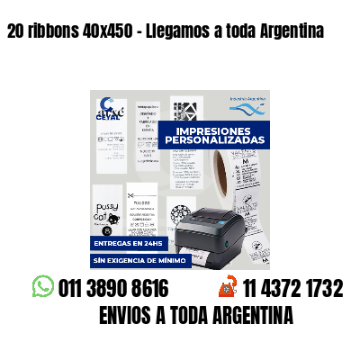 20 ribbons 40x450 - Llegamos a toda Argentina