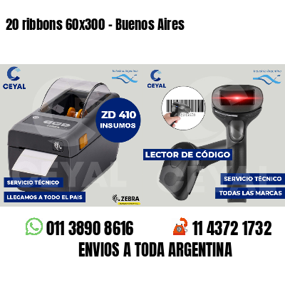 20 ribbons 60x300 - Buenos Aires