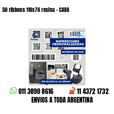 50 ribbons 110x74 resina - CABA