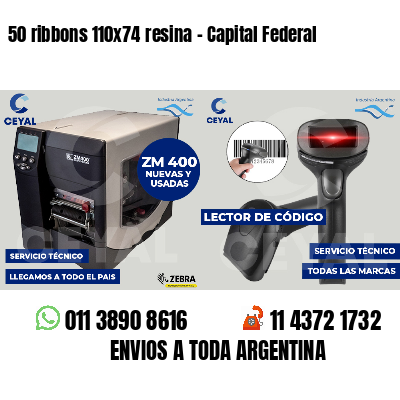 50 ribbons 110x74 resina - Capital Federal