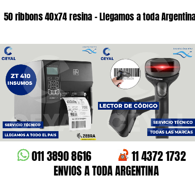 50 ribbons 40x74 resina - Llegamos a toda Argentina