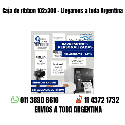 Caja de ribbon 102x300 - Llegamos a toda Argentina