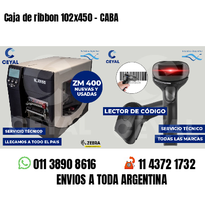 Caja de ribbon 102x450 - CABA