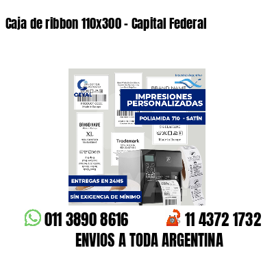 Caja de ribbon 110x300 - Capital Federal