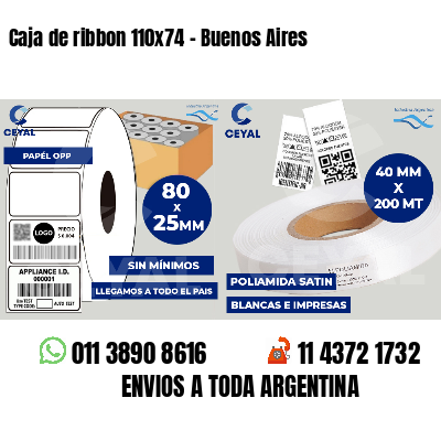 Caja de ribbon 110x74 - Buenos Aires
