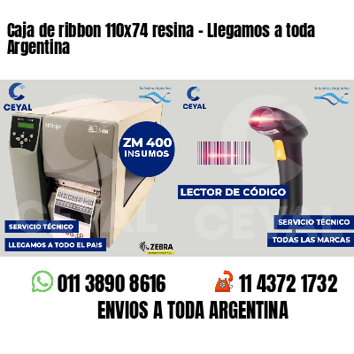 Caja de ribbon 110x74 resina - Llegamos a toda Argentina