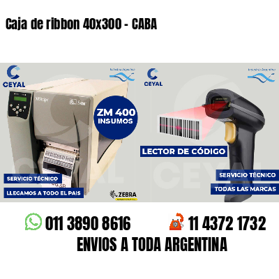 Caja de ribbon 40x300 - CABA