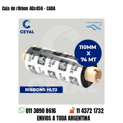 Caja de ribbon 40×450 – CABA