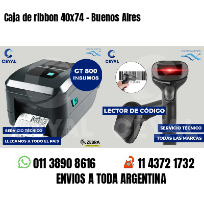 Caja de ribbon 40x74 - Buenos Aires