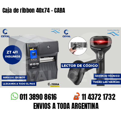 Caja de ribbon 40x74 - CABA