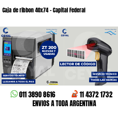 Caja de ribbon 40x74 - Capital Federal
