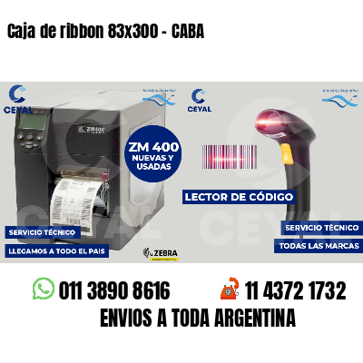 Caja de ribbon 83x300 - CABA