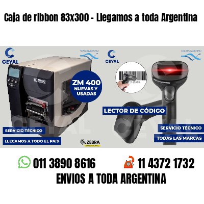 Caja de ribbon 83x300 - Llegamos a toda Argentina