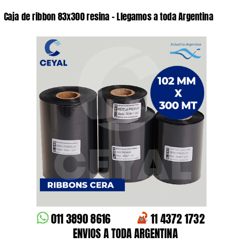 Caja de ribbon 83×300 resina – Llegamos a toda Argentina