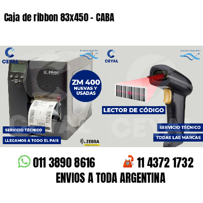 Caja de ribbon 83x450 - CABA