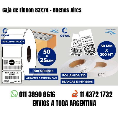 Caja de ribbon 83x74 - Buenos Aires