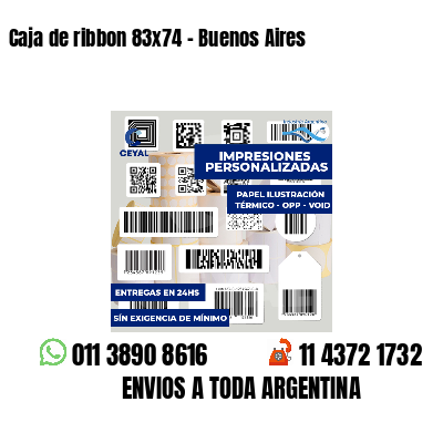 Caja de ribbon 83x74 - Buenos Aires