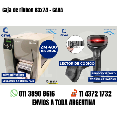 Caja de ribbon 83x74 - CABA