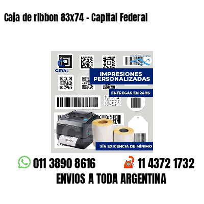Caja de ribbon 83x74 - Capital Federal