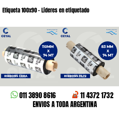 Etiqueta 100x90 - Líderes en etiquetado