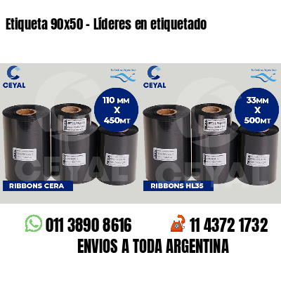 Etiqueta 90x50 - Líderes en etiquetado