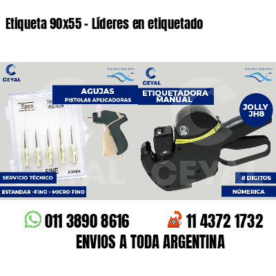 Etiqueta 90x55 - Líderes en etiquetado