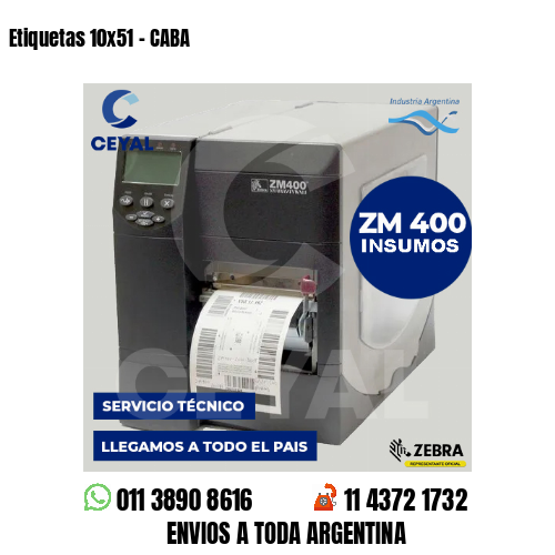 Etiquetas 10×51 – CABA