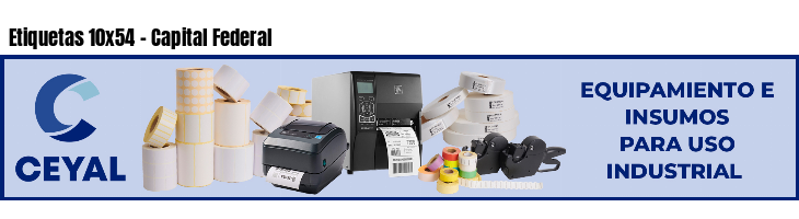 Etiquetas 10x54 - Capital Federal