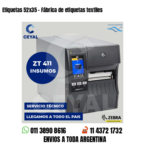 Etiquetas 52×35 – Fábrica de etiquetas textiles