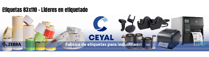 Etiquetas 83x110 - Líderes en etiquetado