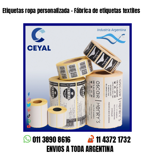 Etiquetas ropa personalizada – Fábrica de etiquetas textiles