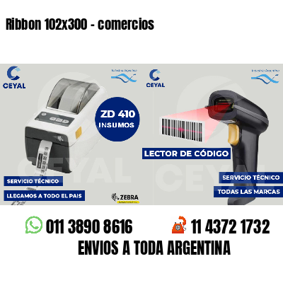 Ribbon 102x300 - comercios