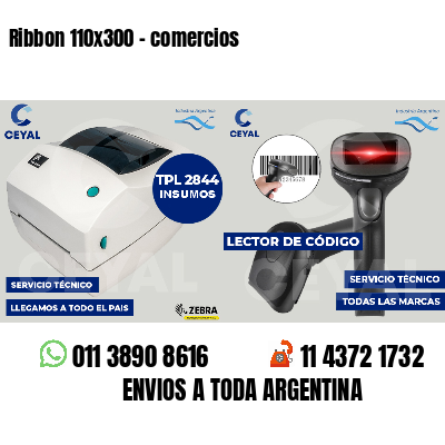 Ribbon 110x300 - comercios