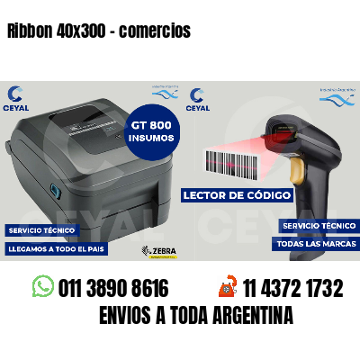 Ribbon 40x300 - comercios